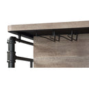 Edina Counter Height Table, Antique Oak & Sandy Gray Finish Acme