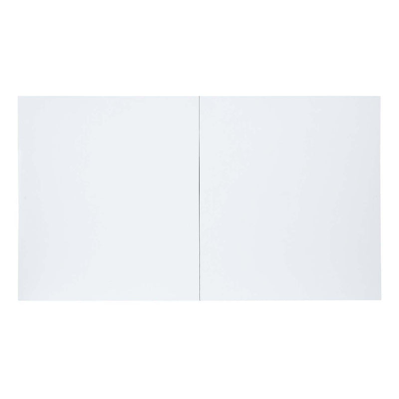 Gallegos Dining Table w/Leaf, White High Gloss Finish Acme