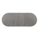 Adalynn Dining Table w/2 Leaves, Weathered Gray Oak Finish Acme