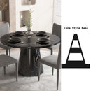 Hollis Dining Table, Engineered Stone Top Acme