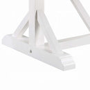 Hollyn Dining Table, Engineering Stone & White Finish Acme