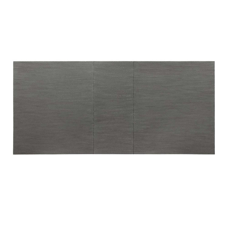 Katia Dining Table w/Leaf, Rustic Gray & Weathered White Finish Acme