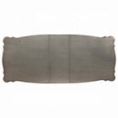 Ariadne Dining Table w/Pedestal, Antique Platinum Finish Acme