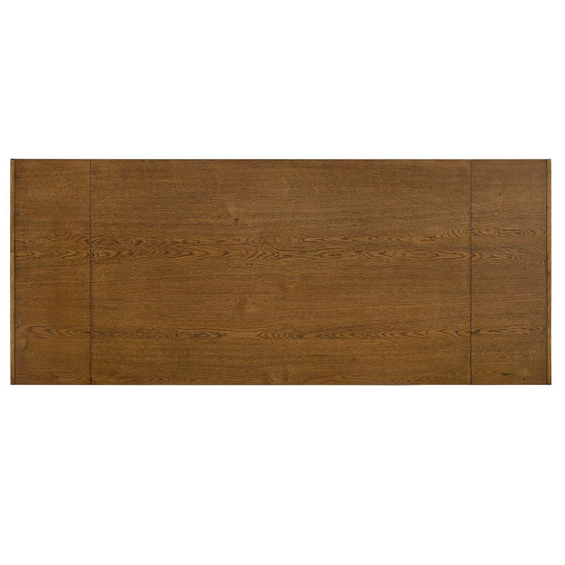 Hillary Dining Table w/2 Leaves, Walnut & Black Finish Acme