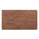 Ginny Dining Table, Walnut Finish Acme