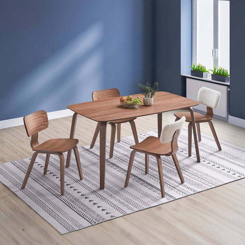 Casson Dining Table, Walnut Finish Acme