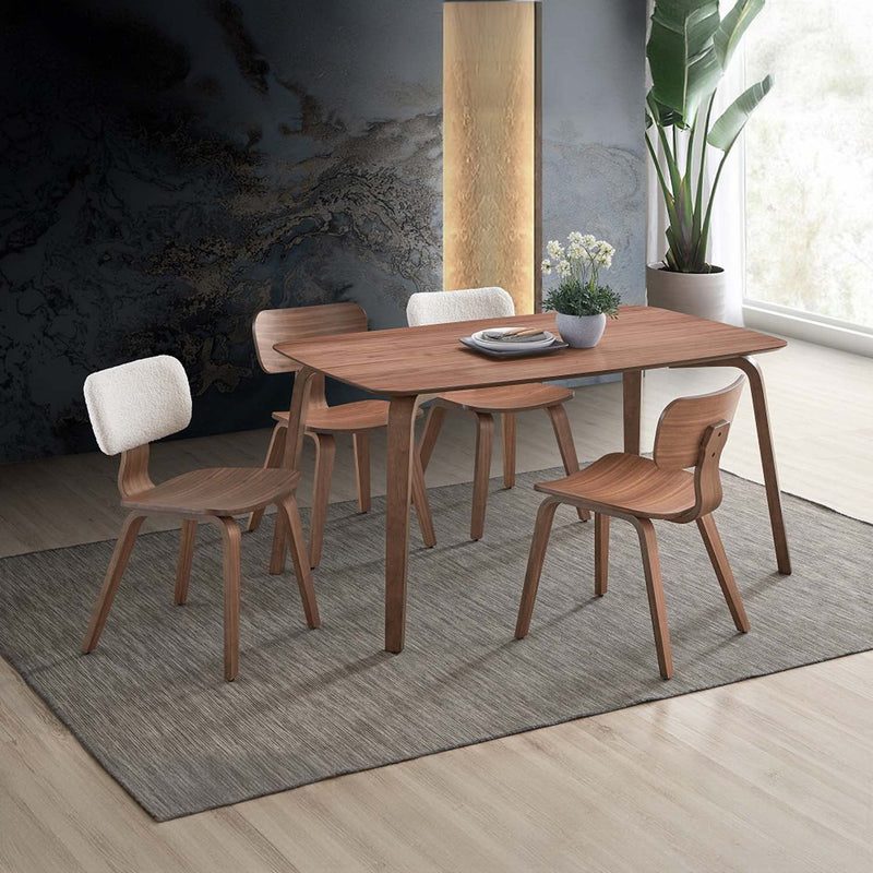 Casson Dining Table, Walnut Finish Acme