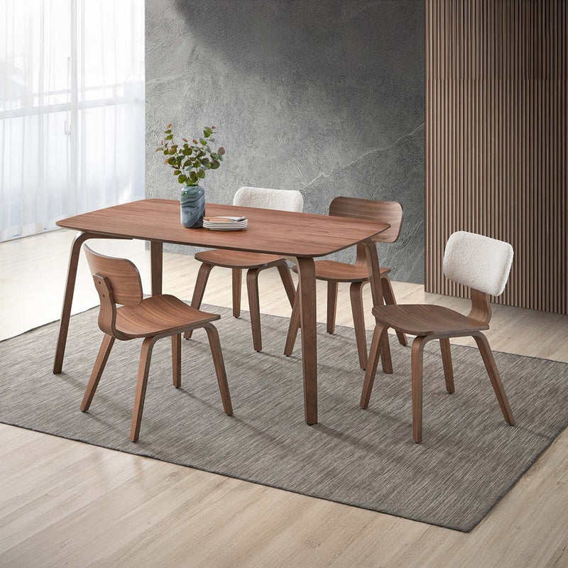 Casson Dining Table, Walnut Finish Acme