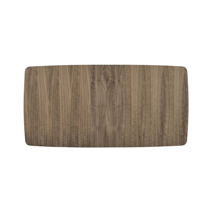 Lanae Dining Table w/Leaf, Natural & Black Finish Acme