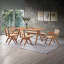 Velentina Dining Table, Natural Finish Acme