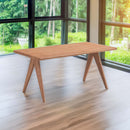 Velentina Dining Table, Natural Finish Acme