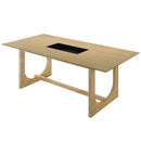 Blayde Dining Table, Natural Finish Acme