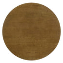 Hezrai Round Dining Table, Walnut Finish Acme