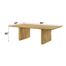Einar Dining Table, Natural Finish Acme