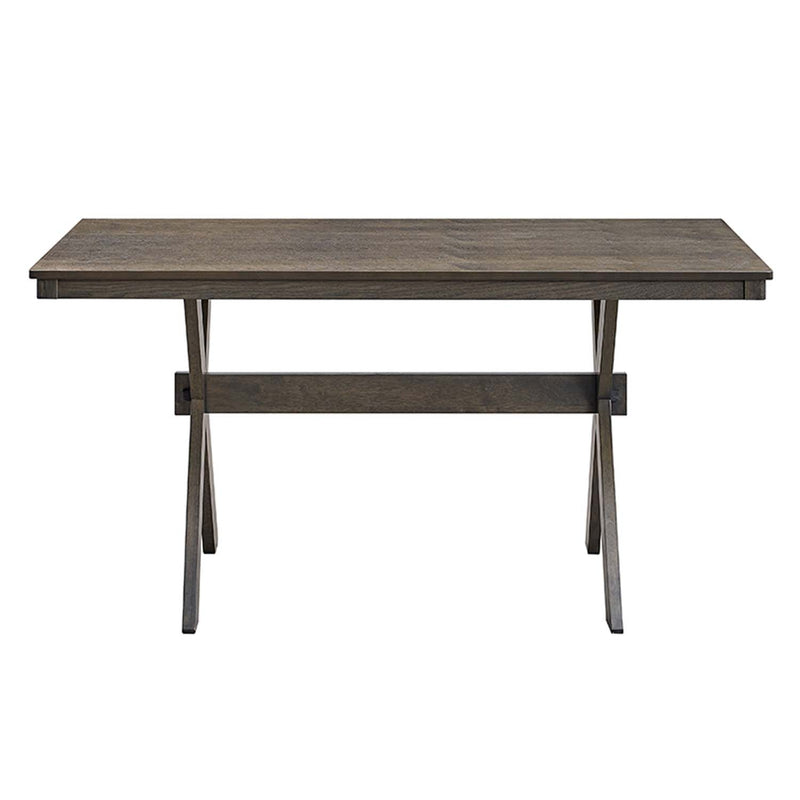 Marit Dining Table, Gray Finish Acme