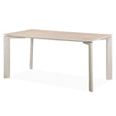 Ingram Dining Table, Sintered Stone & Light Gray Finish Acme