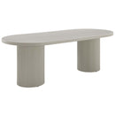 Laela Dining Table, White Finish Acme