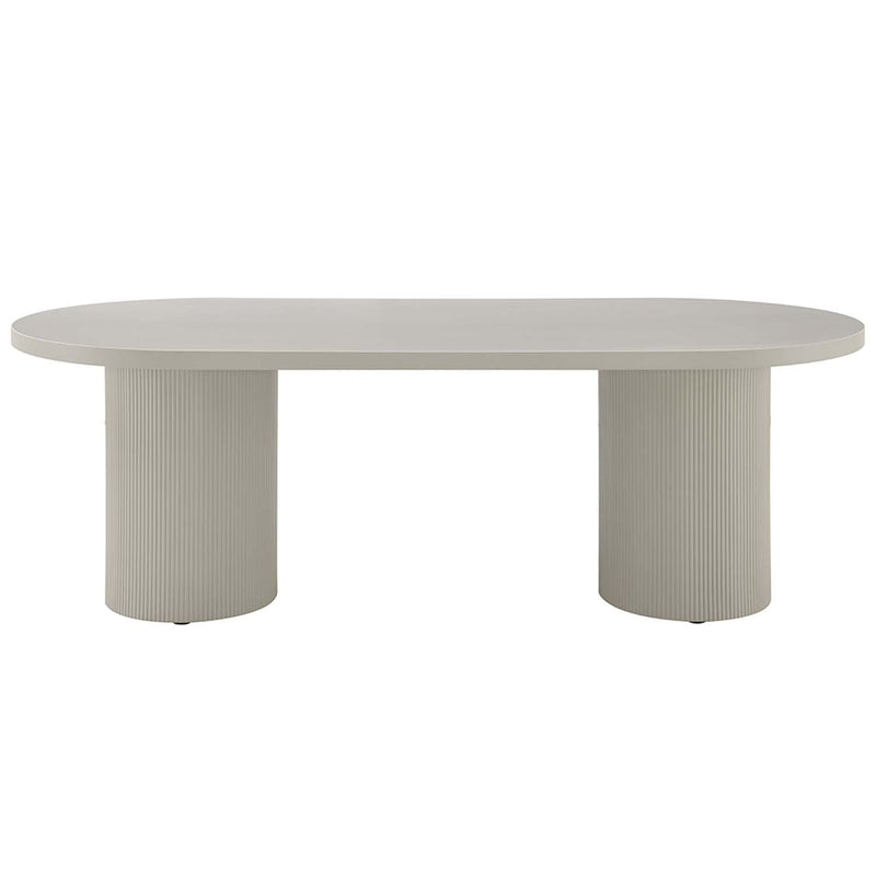 Laela Dining Table, White Finish Acme