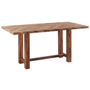 Gilsea Counter Height Table, Brown Finish Acme