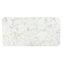 Clayten Dining Table, White Natural Marble Top & Espreeso Finish Acme