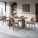 Hadasa Dining Table, Walnut Finish Acme