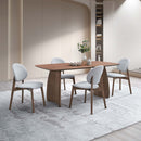 Hadasa Dining Table, Walnut Finish Acme