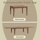 Mayah Dining Table, Walnut Finish Acme