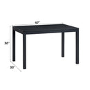Briar Dining Table, Black Finish Acme
