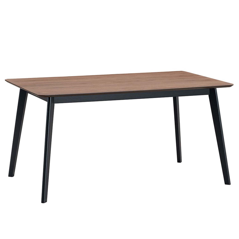 Rebi Dining Table, Walnut & Black Finish Acme
