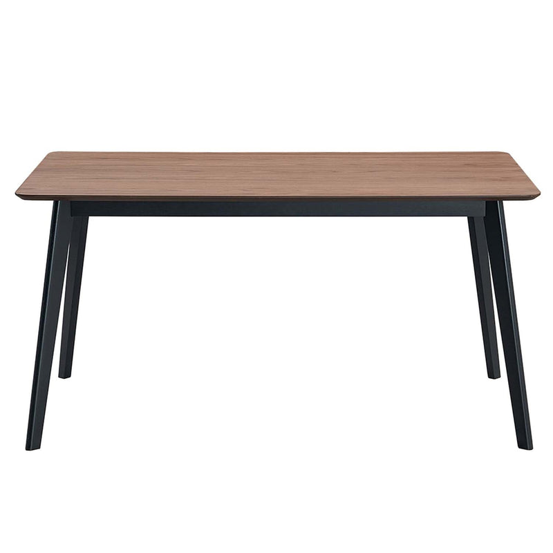 Rebi Dining Table, Walnut & Black Finish Acme