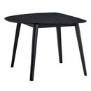 Real Dining Table, Black Finish Acme