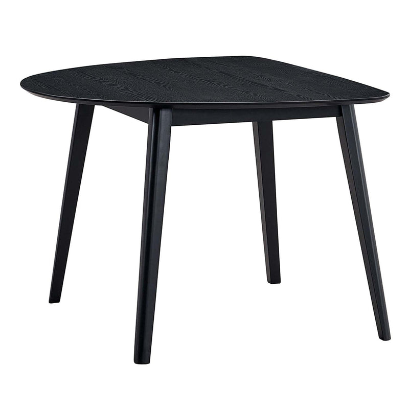 Real Dining Table, Black Finish Acme