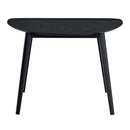 Real Dining Table, Black Finish Acme