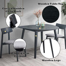 Real Dining Table, Black Finish Acme