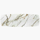 Cora Dining Table, Ceramic Top & Golden Champange Finish Acme