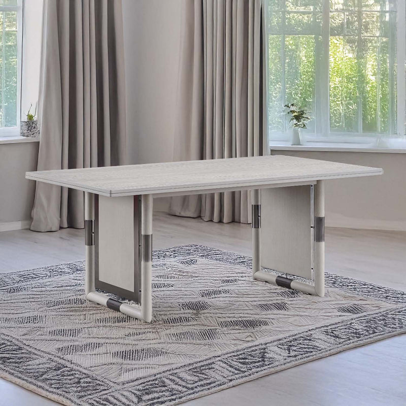 Marta Dining Table, Natural Finish Acme