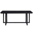Kini Dining Table, Black Finish Acme