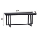 Kini Dining Table, Black Finish Acme