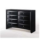 Ireland 8 Drawers Dresser, Black Finish Acme