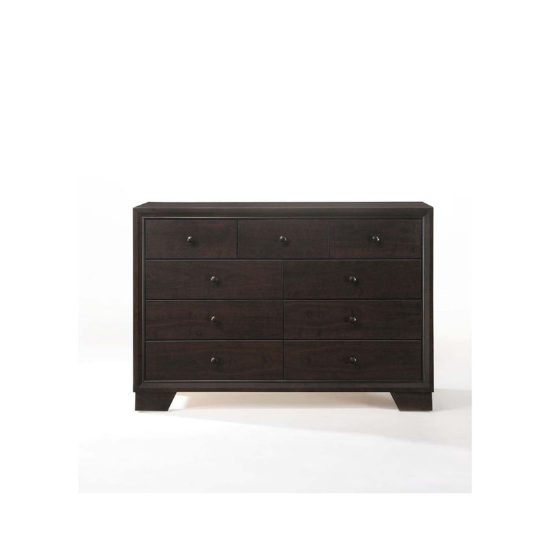 Madison 9 Drawers  Dresser, Espresso Finish Acme
