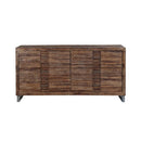 Andria 6 Drawers  Dresser, Reclaimed Oak Finish Acme