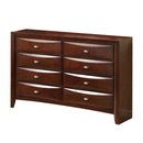 Ireland 8 Drawers  Dresser, Espresso Finish Acme