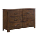Merrilee 6 Drawers  Dresser, Oak Finish Acme