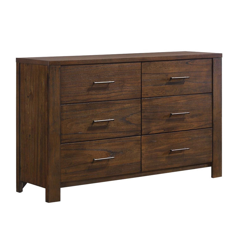 Merrilee 6 Drawers  Dresser, Oak Finish Acme