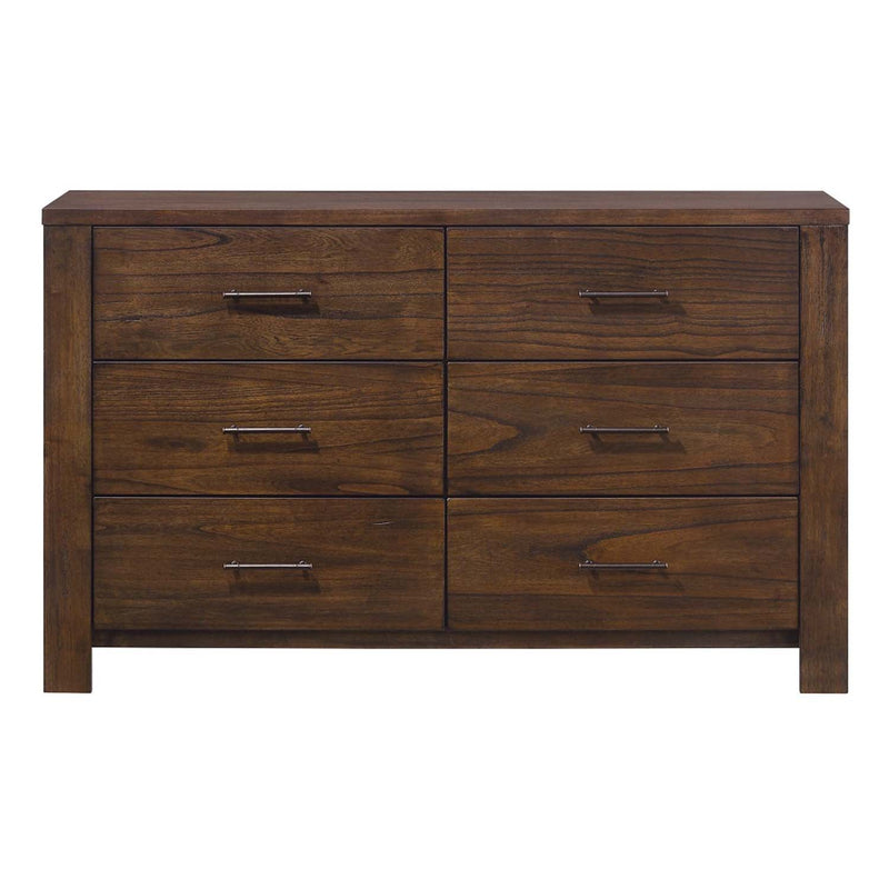 Merrilee 6 Drawers  Dresser, Oak Finish Acme