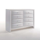 Ireland 8 Drawers  Dresser, White Finish Acme