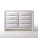 Ireland 8 Drawers  Dresser, White Finish Acme
