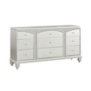 Maverick 9 Drawers  Dresser, Platinum Finish Acme