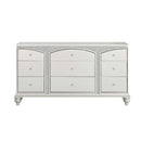 Maverick 9 Drawers  Dresser, Platinum Finish Acme