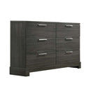Lantha 6 Drawers  Dresser, Gray Oak Finish Acme